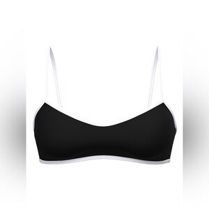 Victoria's Secret Black and White Bikini Top